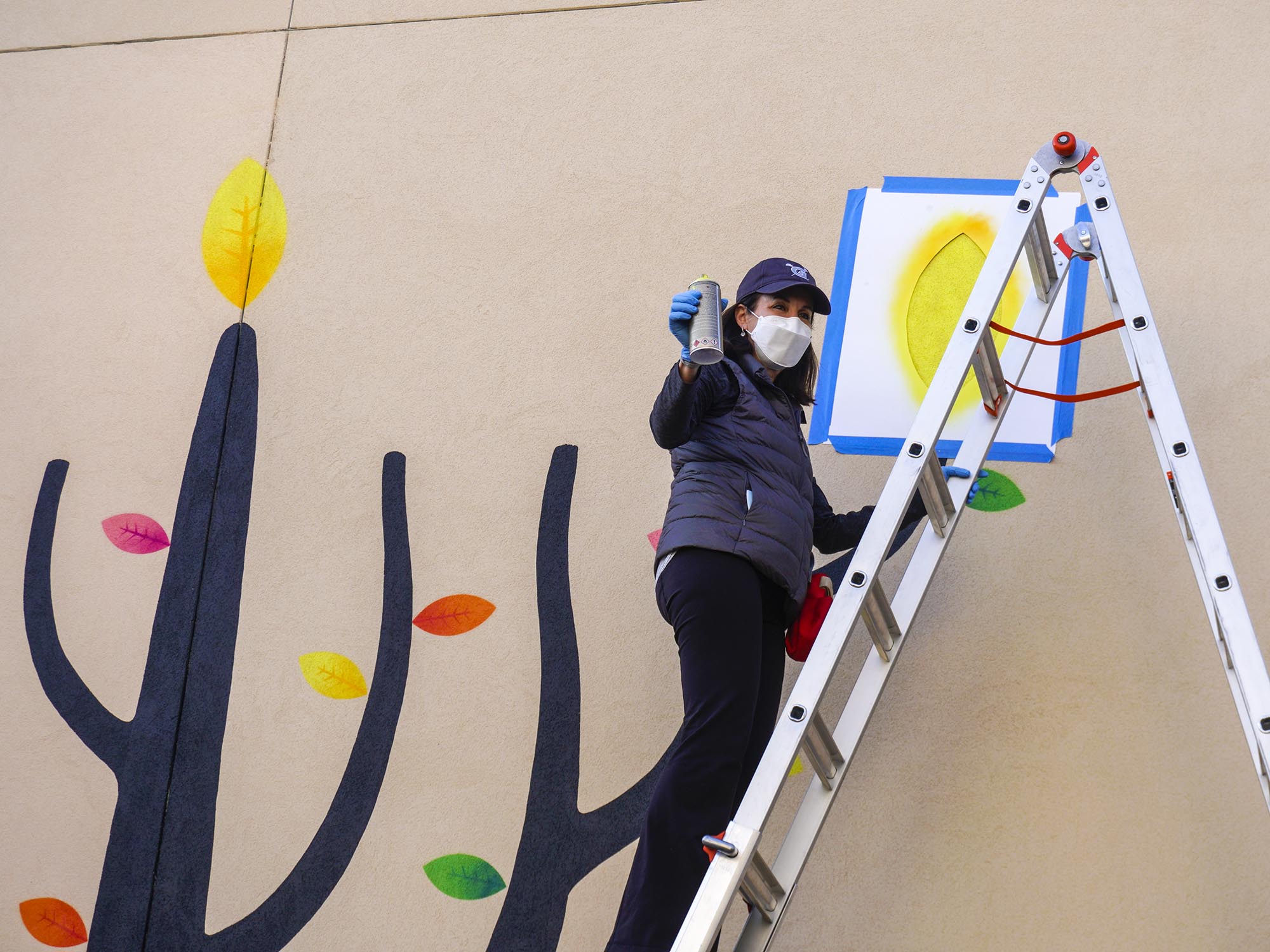 Chanukah mural Washington DC