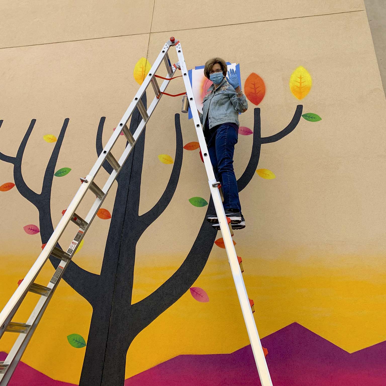 Chanukah mural Washington DC