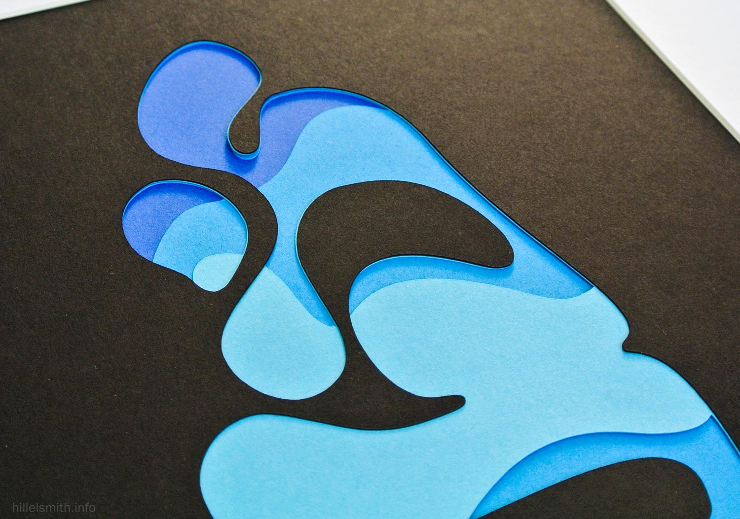 Hebrew Papercut Mayim water