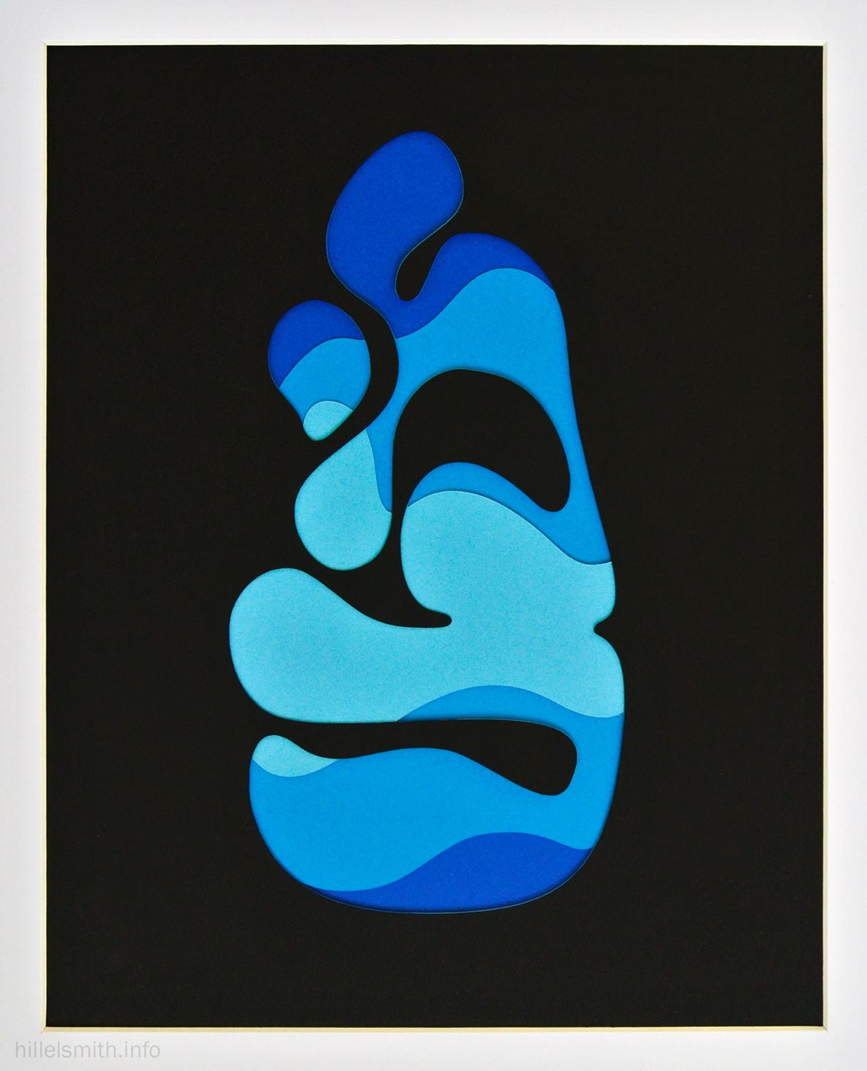 Hebrew Papercut Mayim water