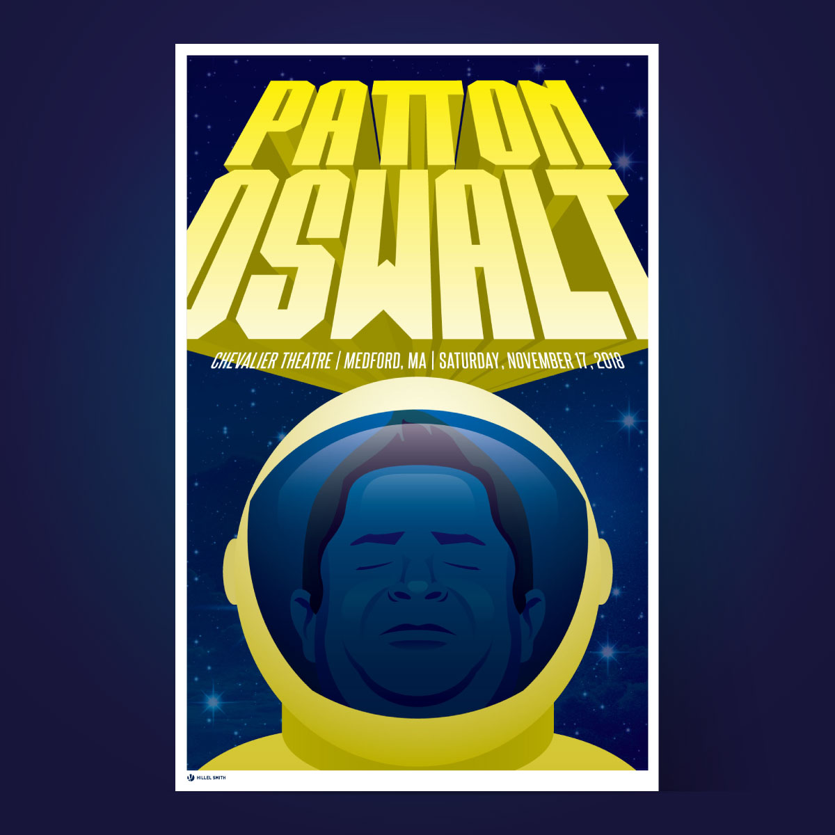 Patton Oswalt astronaut poster