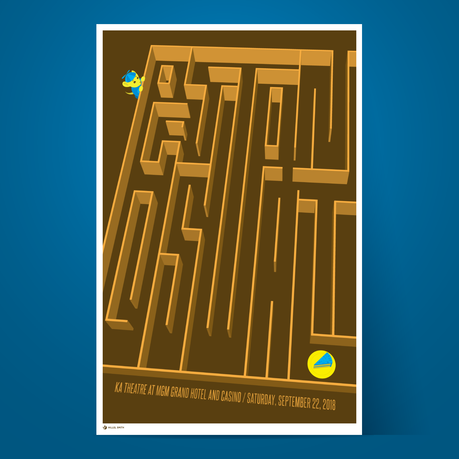 Patton Oswalt maze poster