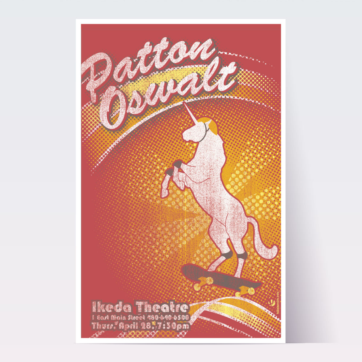 Patton Oswalt unicorn poster