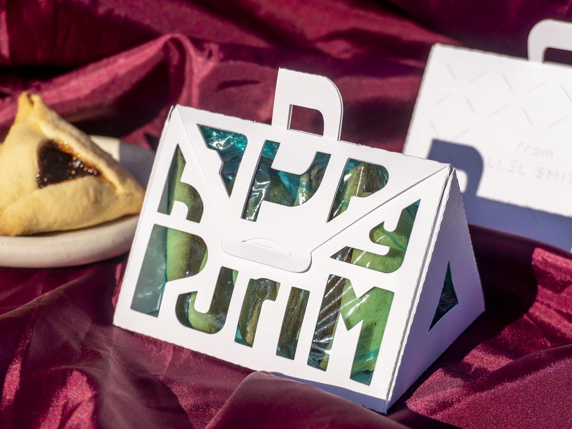 Purim hamantaschen handbag boxes