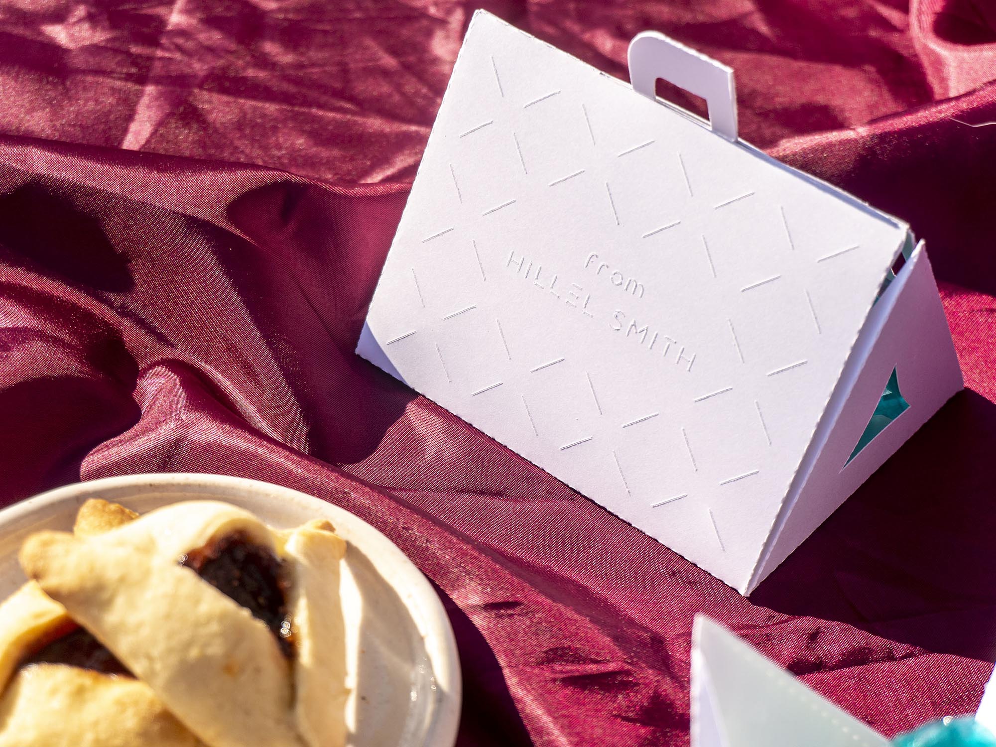 purim hamantaschen handbag boxes