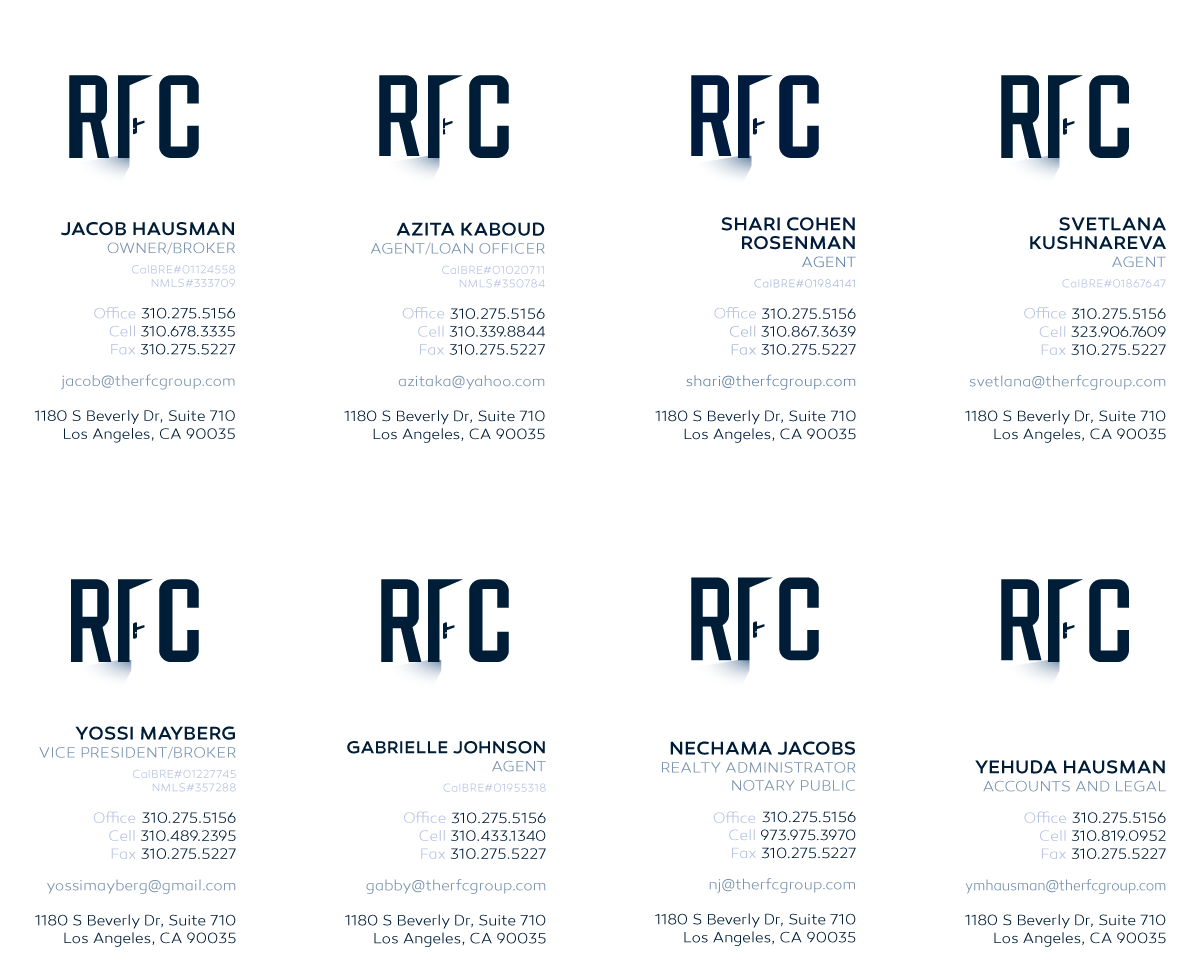 RFC business cards