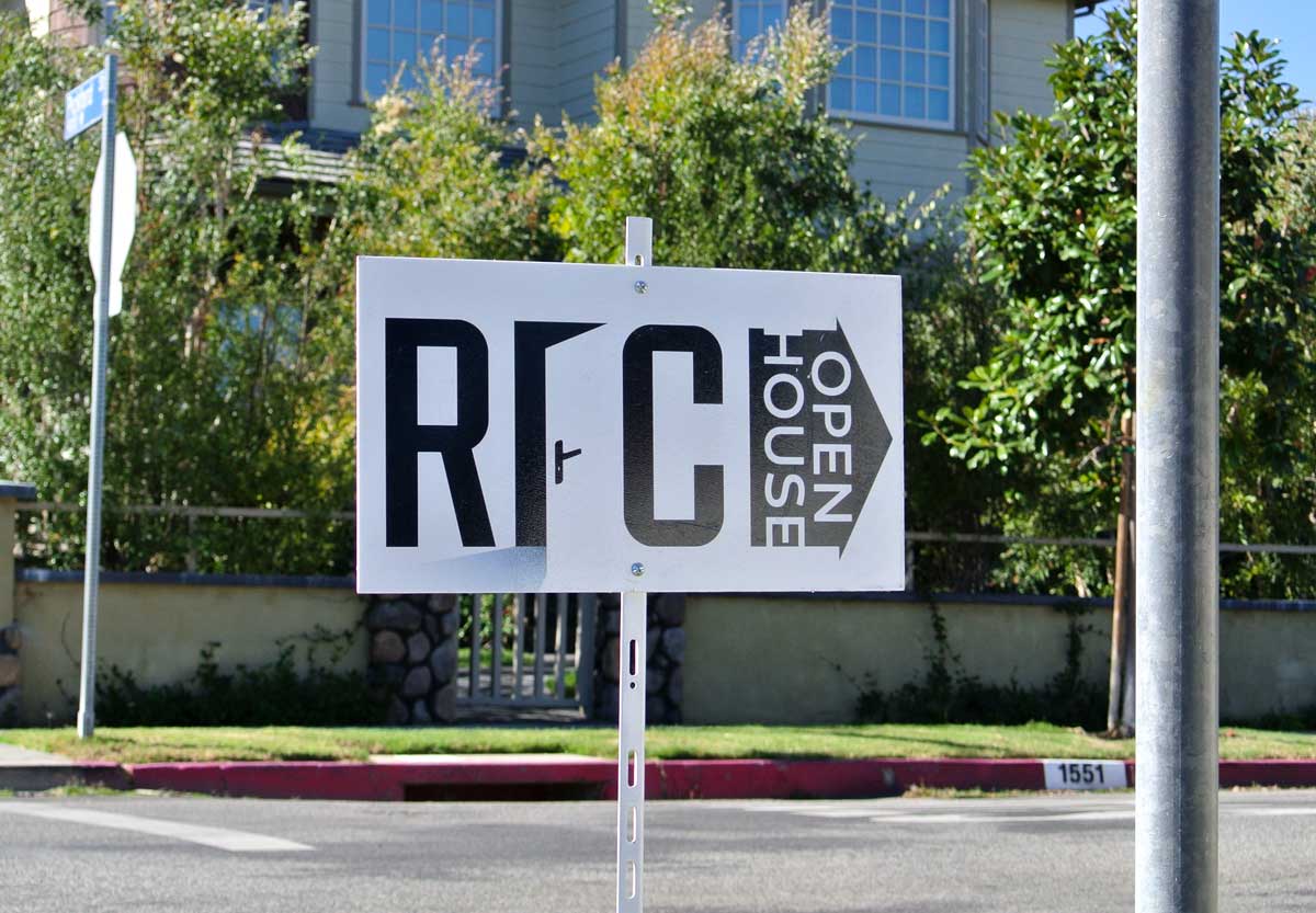 RFC open house sign