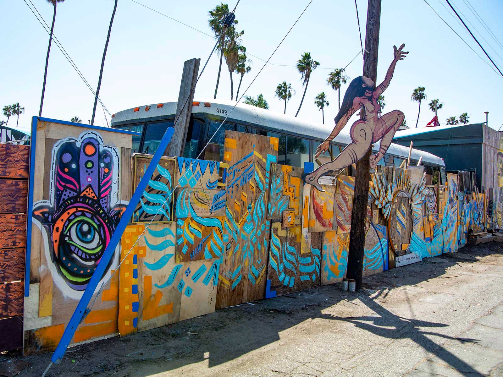 Spirituality mural in Venice Beach