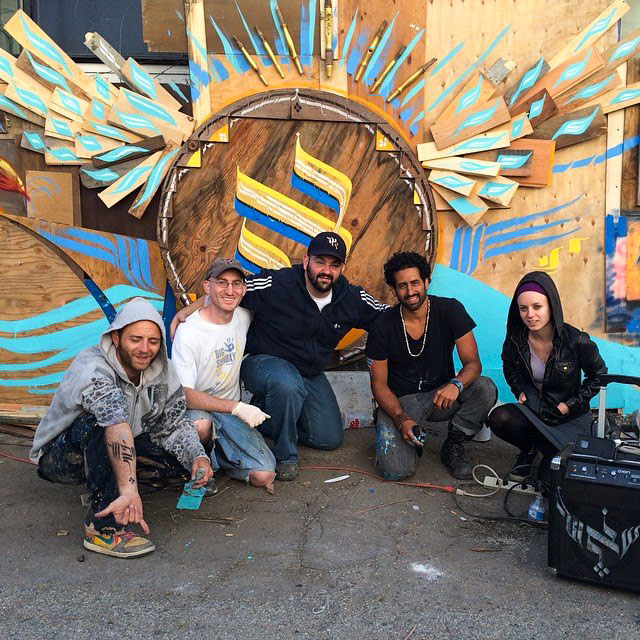 Spirituality mural in Venice Beach