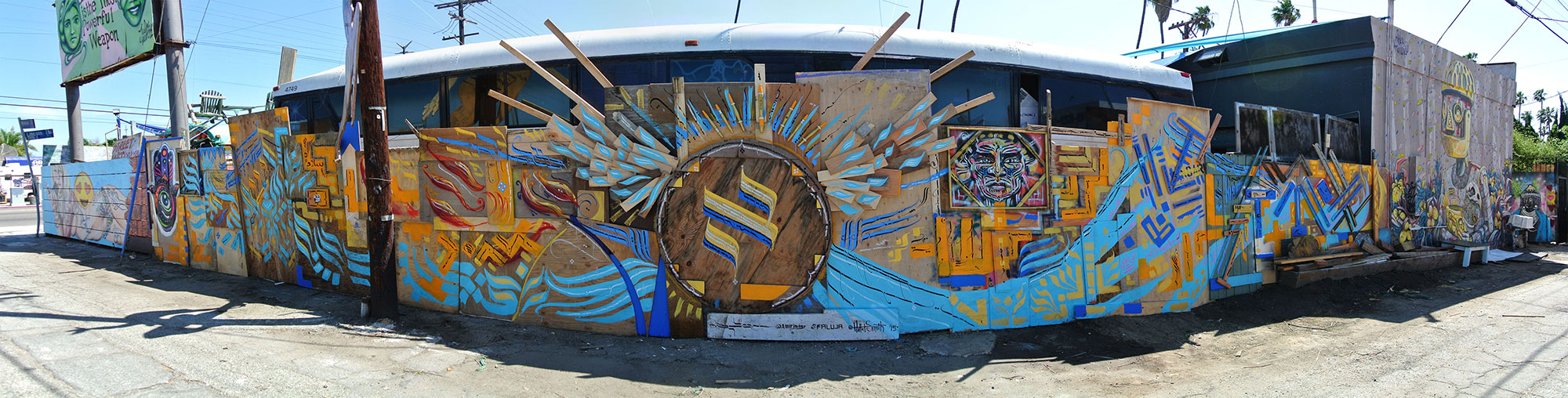 Spirituality mural in Venice Beach