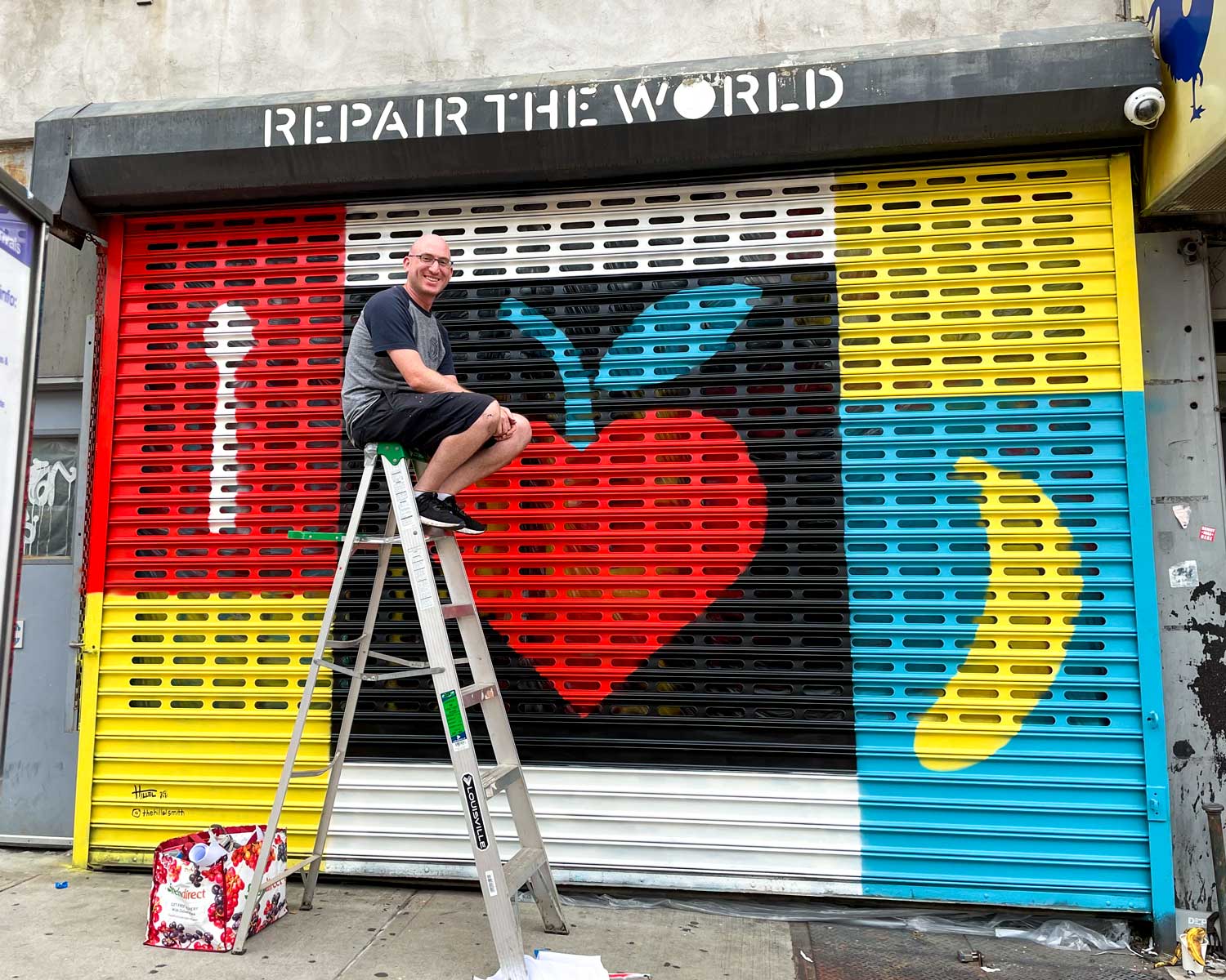 Food mural Brooklyn